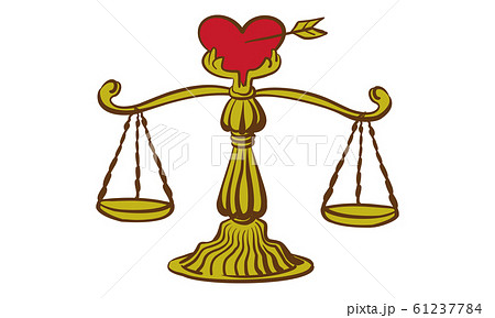 はかり　アンティーク風 61237784