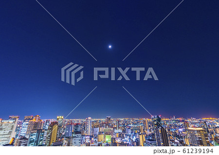 大阪 キタ 都市景観 夜景 大阪 キタ 都市景観 夜景 61239194