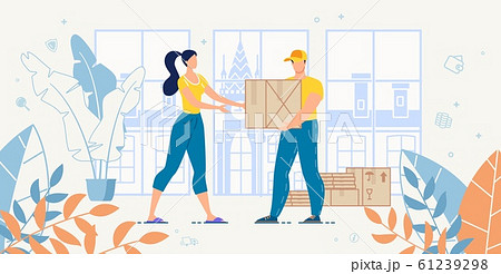 Cargo Transportation Home Delivery Service Advert Cargo Transportation Home Delivery Service Advert 61239298