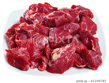 Raw chopped beef 61240785