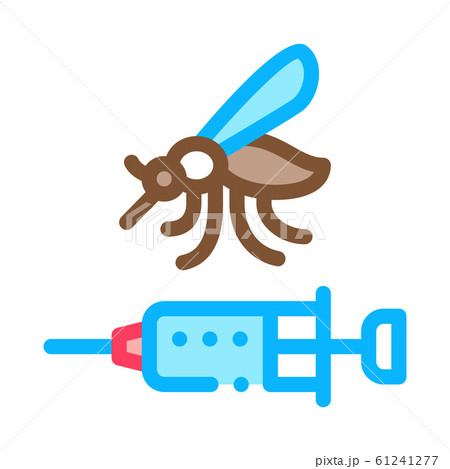Mosquito Skull Icon Vector Outline Illustration 61241277