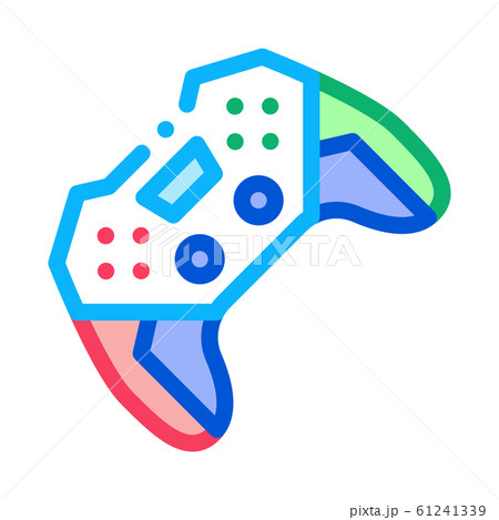 Game Joystick Icon Vector Outline Illustration 61241339