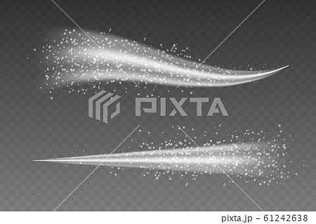 Water spray white smoke 61242638