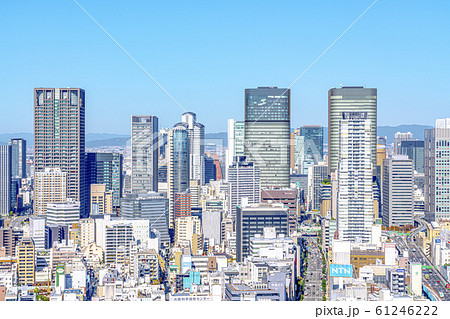 大阪 都市景観 肥後橋方面 大阪 都市景観 肥後橋方面 61246222