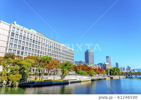 大阪　中之島　大阪市役所　 61246500