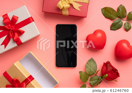 Anniversary, Wedding and Valentine day concept top 61246760