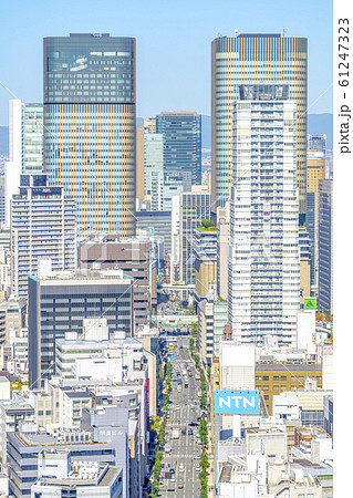 大阪 都市景観 肥後橋方面 大阪 都市景観 肥後橋方面 61247323