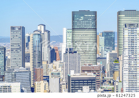 大阪 都市景観 肥後橋方面 大阪 都市景観 肥後橋方面 61247325