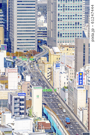 大阪 都市景観 肥後橋方面 阪神高速 大阪 都市景観 肥後橋方面 阪神高速 61247444