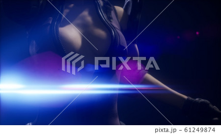cyberpank young woman, futuristic style cyberpank young woman, futuristic style 61249874