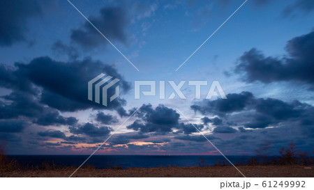 Beautiful cloudscape over Black sea 61249992