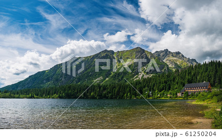 Lake Popradske pleso in High Tatras, Slovakia Lake Popradske pleso in High Tatras, Slovakia 61250204