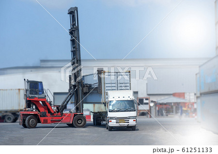 Container handlers are loading containers into 61251133