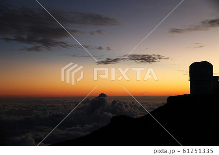 マウイ島 ハレアカラ山頂 夕やけ 61251335