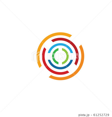 C circle Letter Logo Template vector icon C circle Letter Logo Template vector icon 61252729