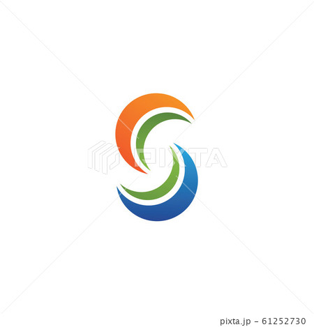C circle Letter Logo Template vector icon 61252730