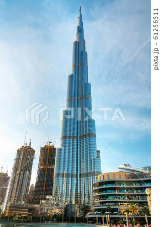 Burj Khalifa - the tallest skyscraper in the Burj Khalifa - the tallest skyscraper in the 61256511