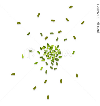Heap of pizza seasonings vector flat isolated 61260841