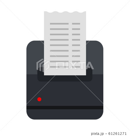 Fiscal Registrar Flat Icon Vector Isolated Stock Illustration Fiscal Registrar Flat Icon Vector Isolated Stock Illustration