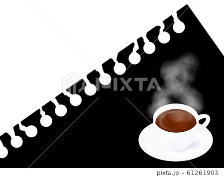 コーヒー 背景のイラスト素材