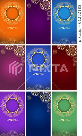 Background template with mandala designs Background template with mandala designs 61262188