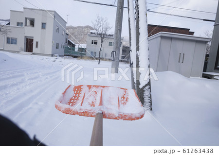 除雪作業（POV撮影） 61263438