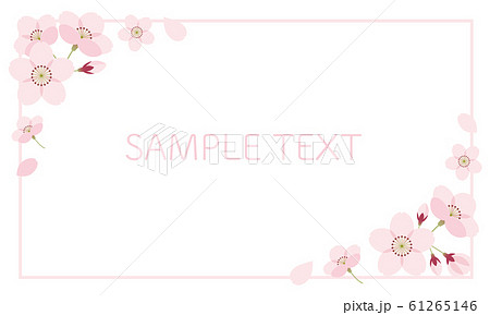 桜　フレーム　さくら 61265146