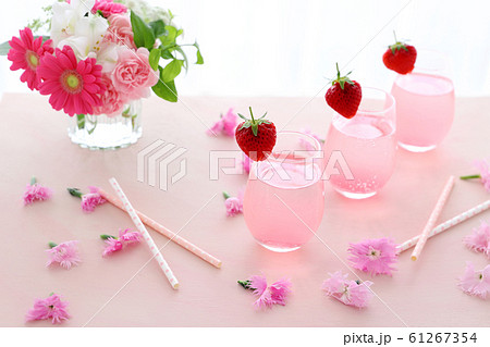 さくらシロップのソーダ 61267354