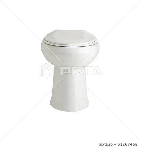 New toilet bowl isolated on white background New toilet bowl isolated on white background 61267468