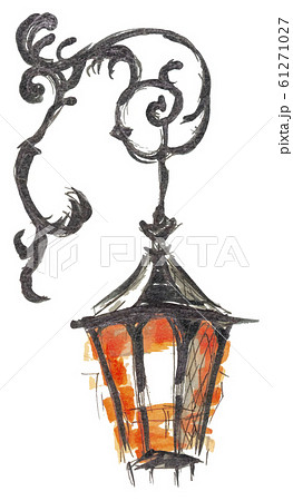 Street Lamp On A Corner Street Drawing Coloring Page Outline Sketch Vector  Street Lamp Drawing Street Lamp Outline Street Lamp Sketch PNG and Vector  with Transparent Background for Free Download
