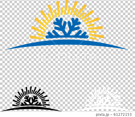 Air conditioner logo sign symbol Hot and cold symbol Air conditioner logo sign symbol Hot and cold symbol 61272153