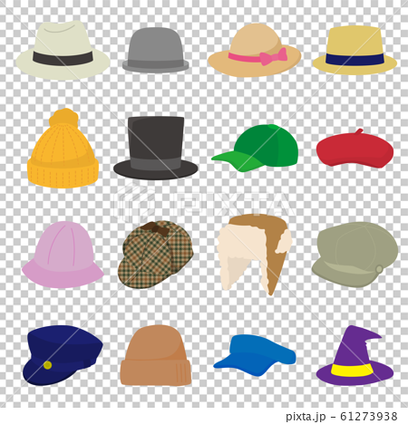 帽子のイラストのアイコンのイラスト素材 [61273938] - PIXTA