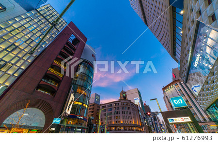 日本の東京都市景観 東京・銀座 日本の東京都市景観 東京・銀座 61276993