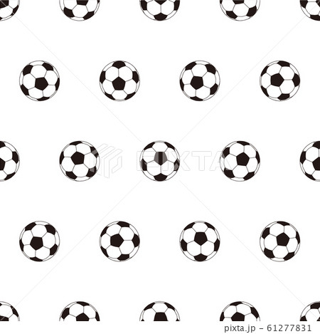 サッカーボールパターンのイラスト素材