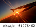 View from the airplane while flying 61278462