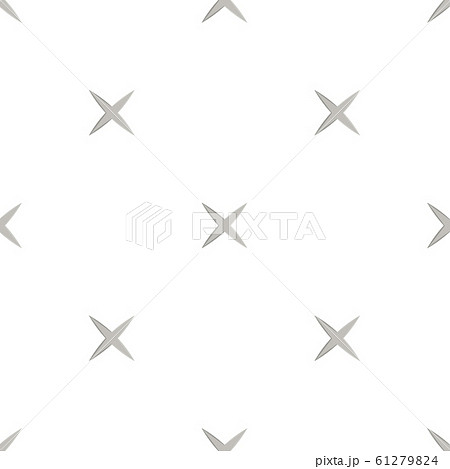 Seamless pattern with shurikens. Ninja weapon. Seamless pattern with shurikens. Ninja weapon. 61279824