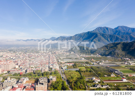 aerial view of Puli cityscape 61281800