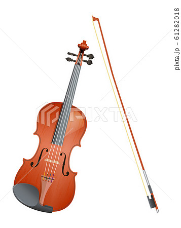 バイオリンのイラスト素材 6118