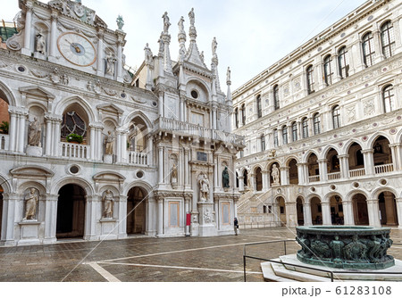 Doge`s Palace in summer, Venice, Italy. It is a Doge`s Palace in summer, Venice, Italy. It is a 61283108
