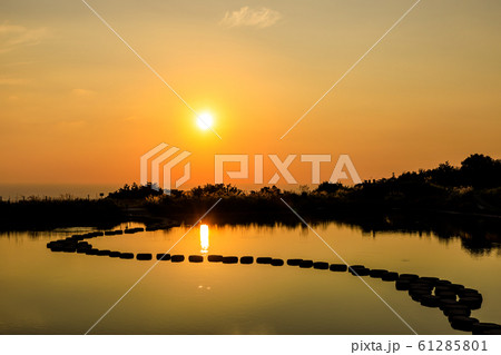 あぐりの丘の夕陽　【長崎市】 61285801