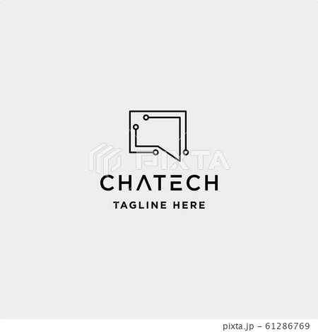 chat technology logo design vector talk internet chat technology logo design vector talk internet 61286769