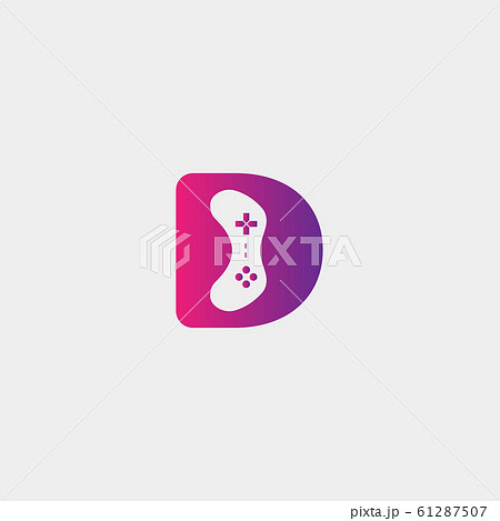 letter d game logo design template vectorのイラスト素材 [61287507] - PIXTA