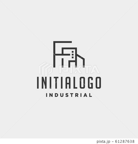 initial letter f real estate logo design vector 61287638