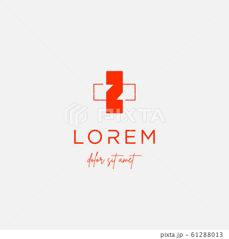 initial z medical cross logo vector design 61288013