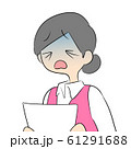 発表に緊張する女性 61291688