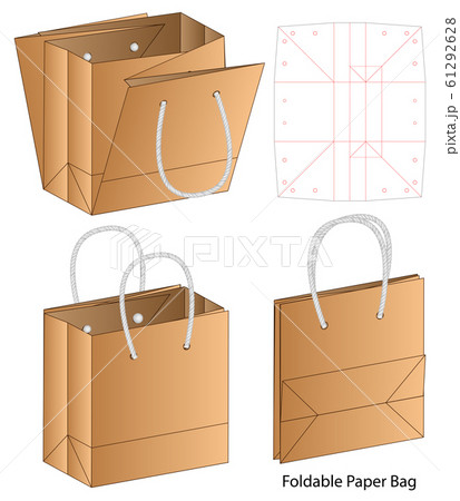 Die cut best sale paper bag