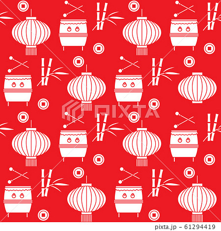 Pattern drum, lantern Korea, Japan, China New year Pattern drum, lantern Korea, Japan, China New year 61294419