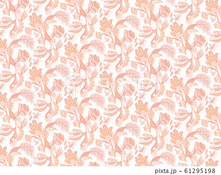 オリエンタルな模様の背景(手描き) オリエンタルな模様の背景(手描き) 61295198