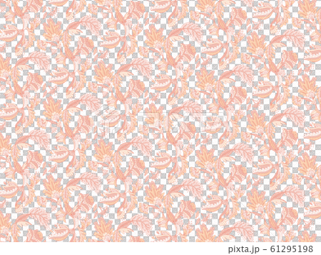 オリエンタルな模様の背景(手描き) オリエンタルな模様の背景(手描き) 61295198