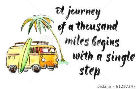 A journey of a thousand miles begins with a single step 61297247